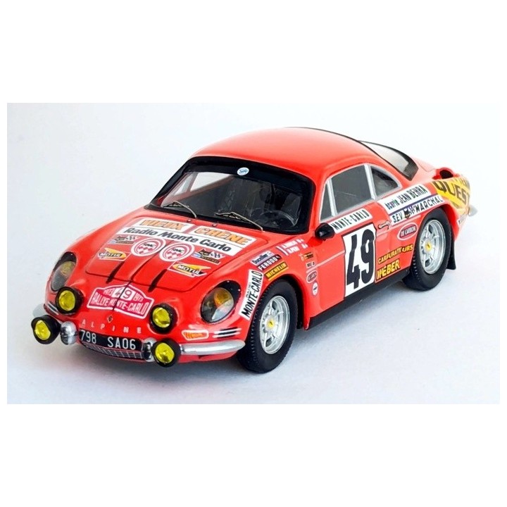TROFEU RRFR95 Alpine Renault A110 Vineis Monte Carlo 1973