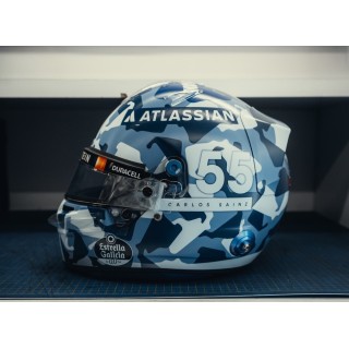 SPARK 5HF218 Casque Carlos Sainz Silverstone 2025