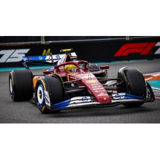 1:18 LOOKSMART LS18F1077 Ferrari SF-25 Hamilton Miami 2025