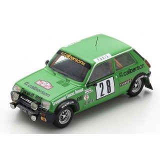 SPARK S6036 Renault 5 Alpine n°28 Saby Monte Carlo 1979
