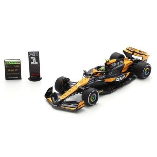 SPARK S9523 McLaren MCL38 n°4 Norris Vainqueur Miami 2024