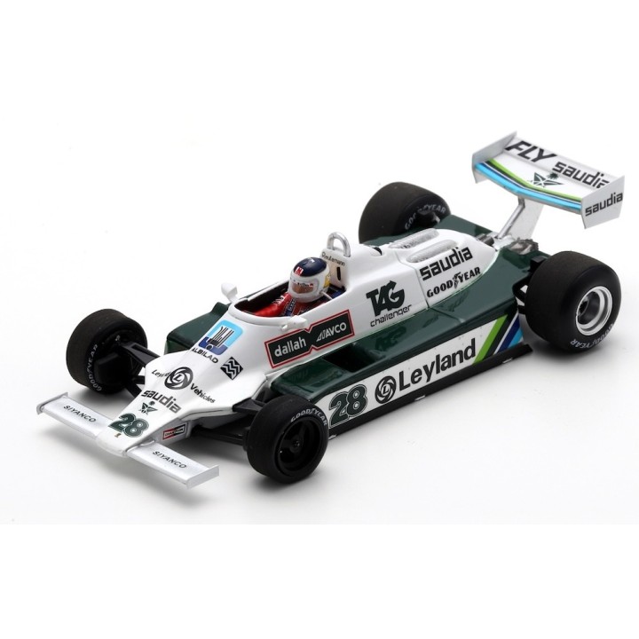 SPARK S6993 Williams FW07B n°28 Reutemann Vainqueur Monaco 1980