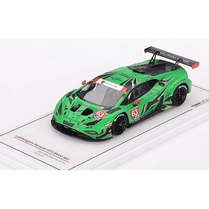 TRUESCALE TSM430772 Lamborghini Huracán GT3 EVO2 n°63 Iron Lynx IMSA 24H Daytona 2023