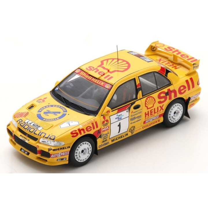 SPARK S6502 Mitsubishi Lancer Evolution Ⅲ n°1 Mäkinen Winner Finland 1995