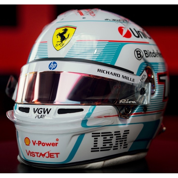 LOOKSMART HEL013 Helmet Charles Leclerc Monaco 2025 %