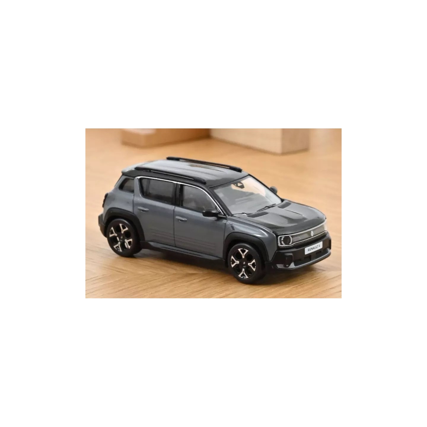 Modèle Réduit Renault 4 E-Tech Gris Urban 2025 - NOREV 1/43 - 510061