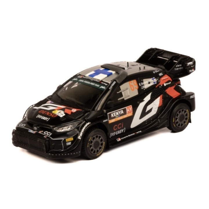 IXO Toyota GR Yaris Rally1 Hybrid n°69 Rovanpera Vainqueur Safari Rally Kenya 2024