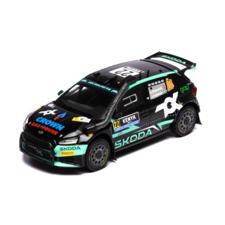 IXO RAM940.22 Skoda Fabia Rally2 (2023) n°22 Greensmiith Winner WRC2 Safari Kenya 2024