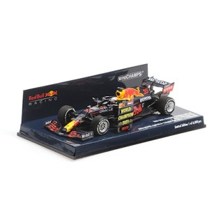 MINICHAMPS 410212333 Red Bull RB16B Verstappen Vainqueur Abu Dhabi 2021