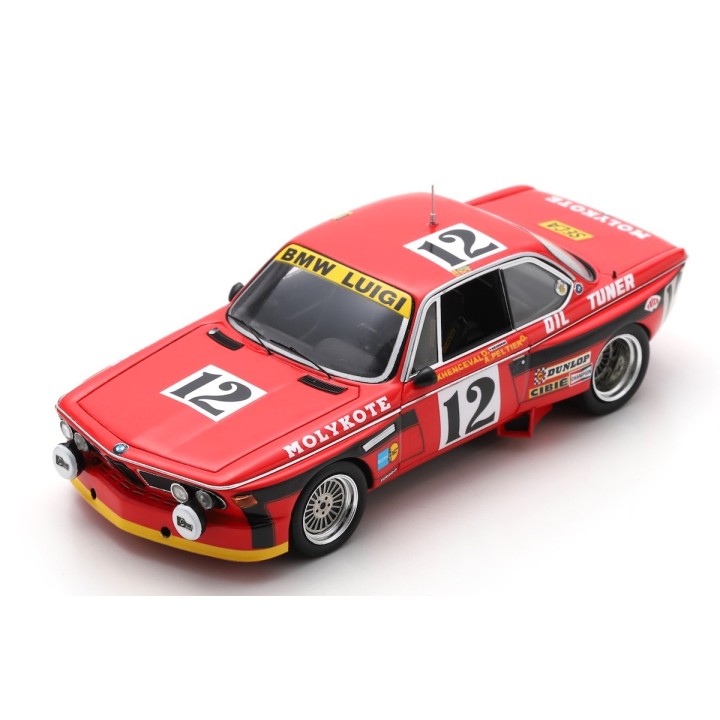 SPARK 43SPA1974 BMW 3.0 CSI n°12 Vainqueur 24H Spa 1974 %