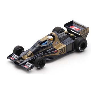 SPARK S9996 Wolf WR1 n°20 Jody Scheckter Winner Monaco 1977