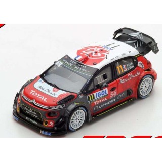SPARK S5969 Citroën C3 WRC Loeb n°11 Tour de Corse 2018