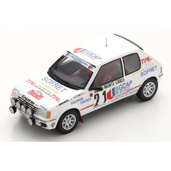 SPARK S9453 Peugeot 205 GTI n°21 Jean-Pierre Ballet Monte Carlo 1988