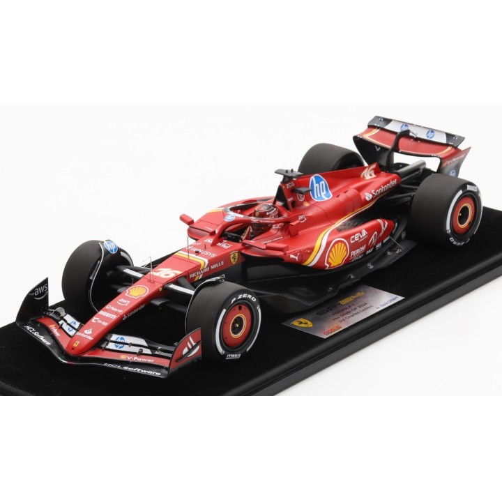 1/18 LS18F1072 Ferrari SF-24 Charles Leclerc Abu Dhabi 2024 %