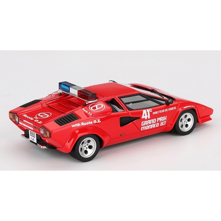 TRUESCALE TSM430861 Lamborghini Countach Pace Car Grand Prix Monaco 1983 %