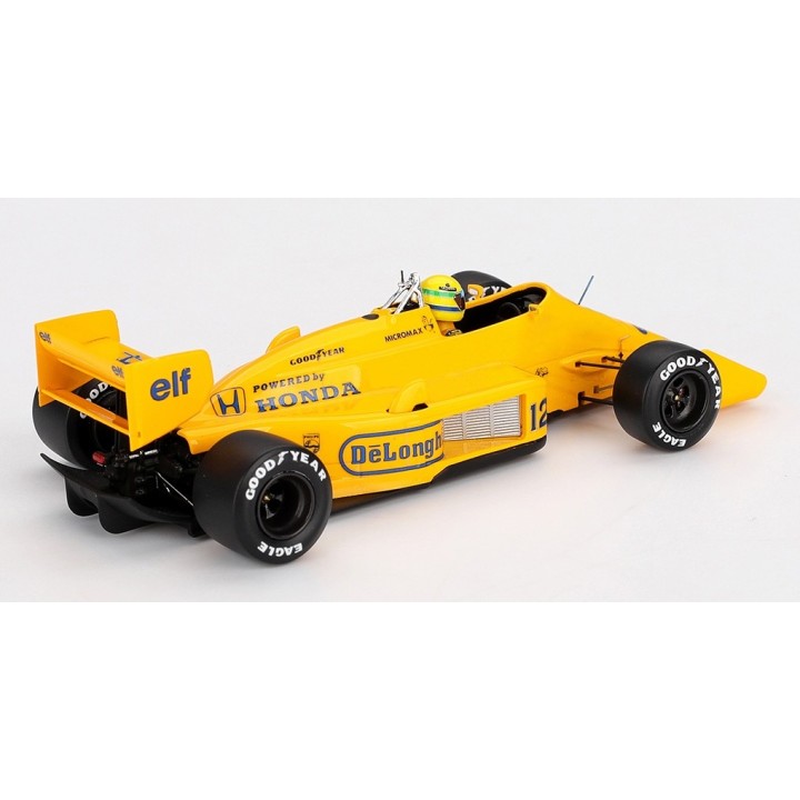 TRUESCALE TSM430892 Lotus 99T n°12 Ayrton Senna Winner Monaco 1987 %