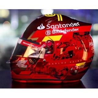 LOOKSMART LSHEL018 Casque Carlos Sainz Abu Dhabi 2024 %