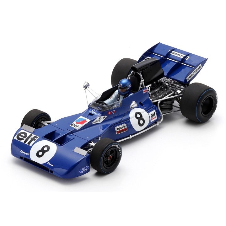 1:18 SPARK 18S359 Tyrrell 004 n°8 Patrick Depailler Clermont-Ferrand 1972 %