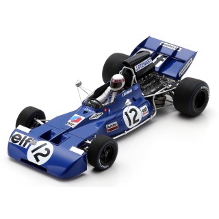 1:18 SPARK 18S589 Tyrrell 003 n°12 Jackie Stewart Winner Silverstone 1971