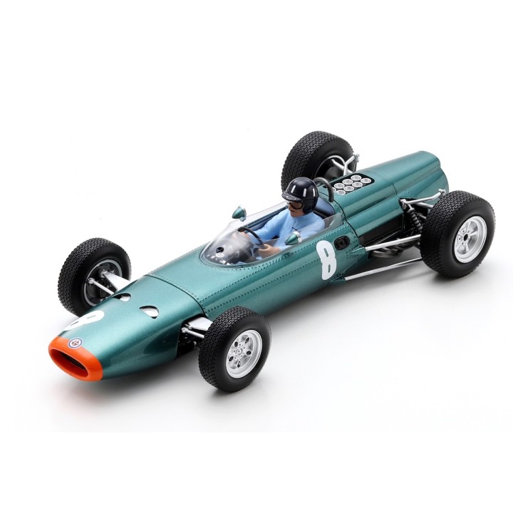 1/18 SPARK 18S713 BRM P261 n°8 Graham Hill Winner Monaco 1964 %