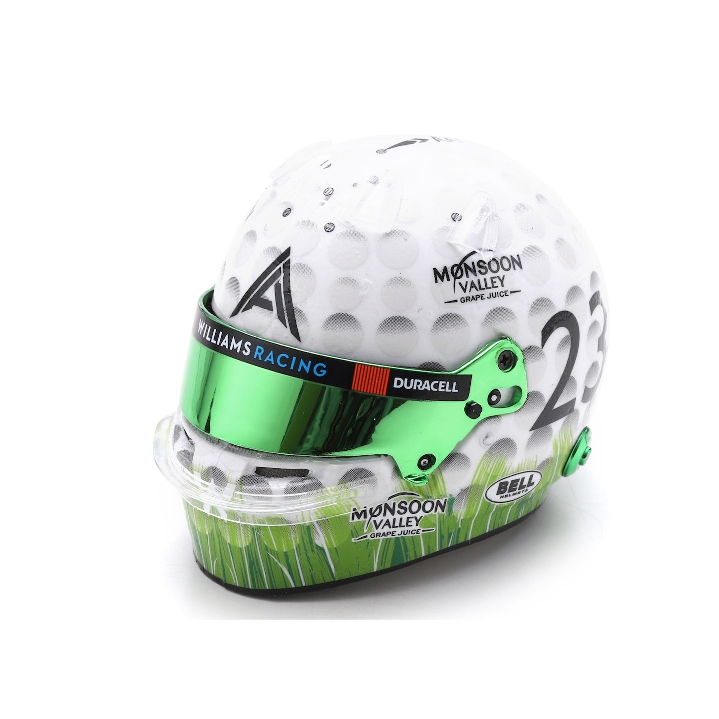 CASQUE ALEXANDER ALBON - MIAMI GP 2023 1/5 Spark Miniature de