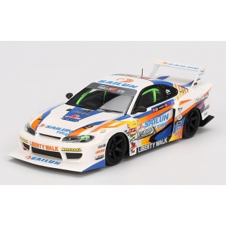 TRUESCALE TSMV0023 Nissan Silvia (S15) LB-Super Silhouette n°555 Yukio Fausto Formula Drift Japan 2023