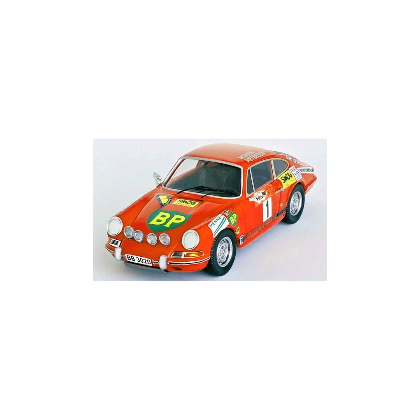 Trofeu DSN108 Porsche 911 Sweden 1970 N°1 Peterson/Svedberg - Miniature 1/43 Résine - Précision Incroyable
