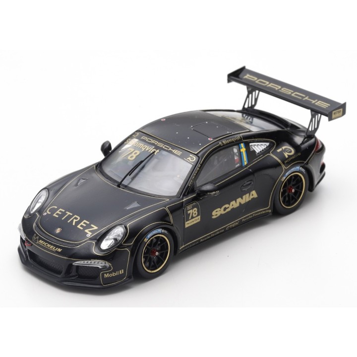 SPARK S4519 Porsche Carrera Cup Scandinavia n°78 Stig Blomqvist tribute to Ronnie Peterson Anderstorp 2018