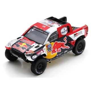1:18 SPARK 18S317 Toyota GR DKR HILUX T1+ n°200 Nasser Al-Attiyah Winner Dakar 2023