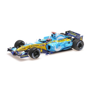 1:18 MINICHAMPS 117051005 Renault R25 Fernando Alonso Winner Magny-Cours 2005