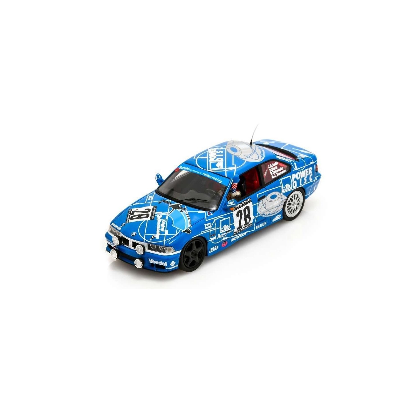 SPARK 43NUR1997 BMW M3 E36 n°28 Winner 24H Nürburgring 1997