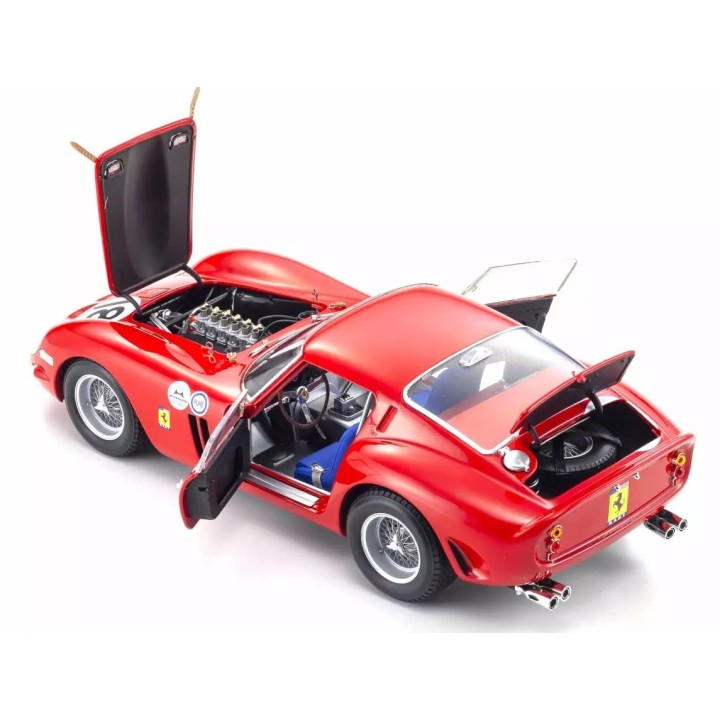 1/18 KYOSHO KS08438F Ferrari 250 GTO P. Rodriguez Vainqueur 3H Daytona 1963