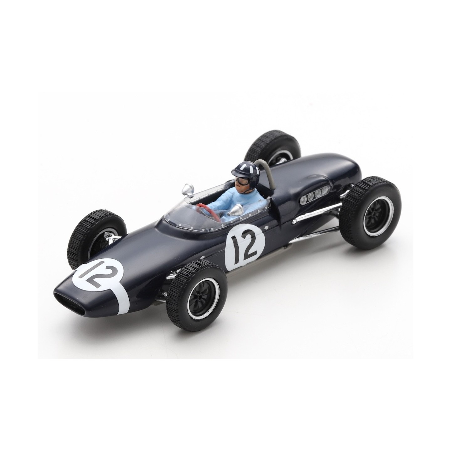 Spark S7445 – Lotus 18/21 N°30 GP France 1961, Henry Taylor, 1/43 Résine (prévente)