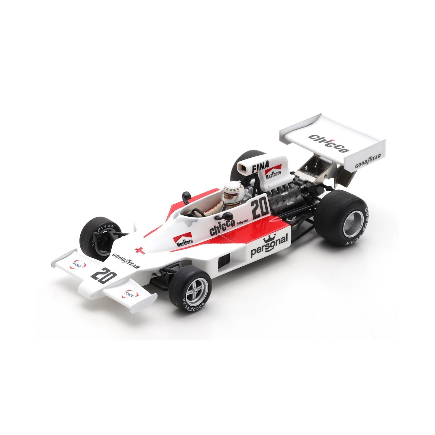 SPARK S7488 WILLIAMS FW N°20 GP Suède 1975 F1 Damien Magee 1/43