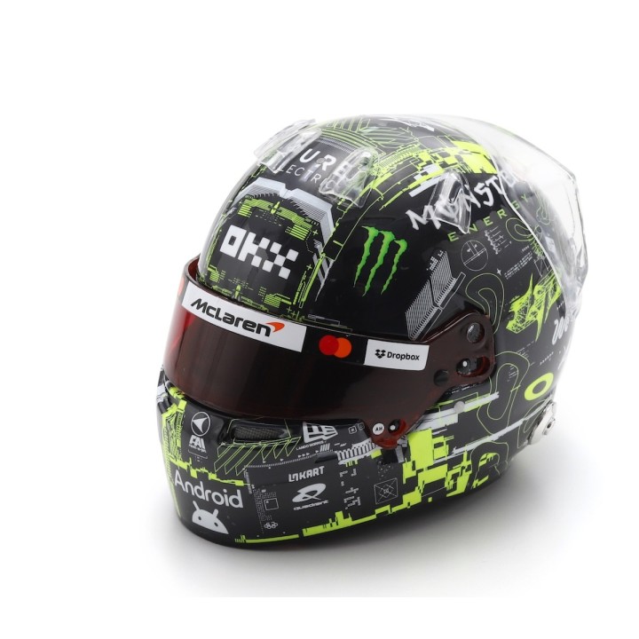 SPARK 5HF187 Helmet Lando Norris Testing 2025 SPARK 5HF187 Helmet Lando Norris Testing 2025