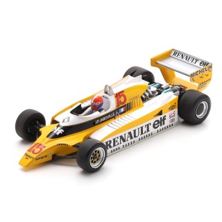 1/18 SPARK 18S447 Renault RE20 Jean-Pierre Jabouille Vainqueur Österreichring 1980 %
