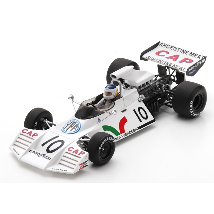 1/18 SPARK 18S544 Brabham BT42 Carlos Reuteman Le Castellet 1973  % 1/18 SPARK 18S544 Brabham BT42 Carlos Reuteman Le Castellet 1973  %