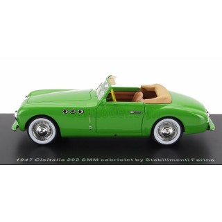 ESVAL EMEU43076E Cisitalia 202 SC Stabilimenti Farina Cabriolet 1947