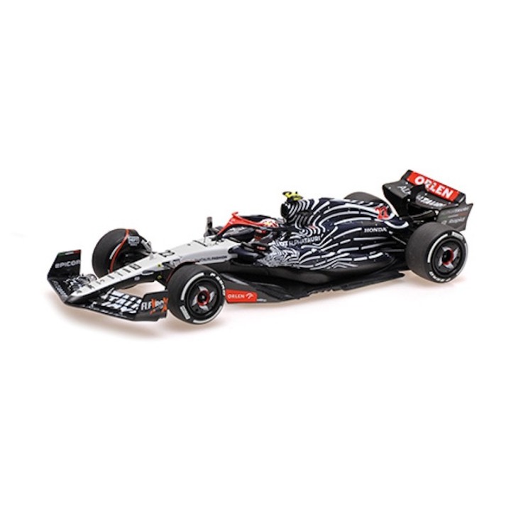MINICHAMPS 417232222 AlphaTauri AT04 Yuki Tsunoda Las Vegas 2023 MINICHAMPS 417232222 AlphaTauri AT04 Yuki Tsunoda Las Vegas 2023