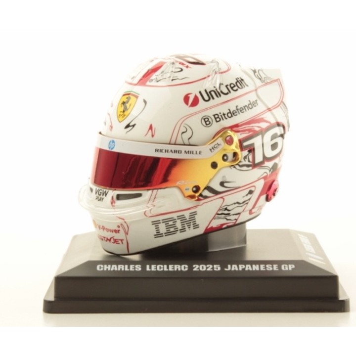 LOOKSMART LSHEL012 Casque Charles Leclerc Suzuka 2025 LOOKSMART LSHEL012 Casque Charles Leclerc Suzuka 2025