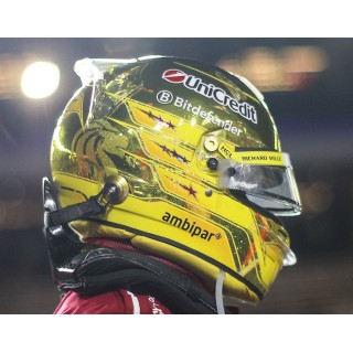 LOOKSMART LSHEL023 Casque Lewis Hamilton Singapour 2025