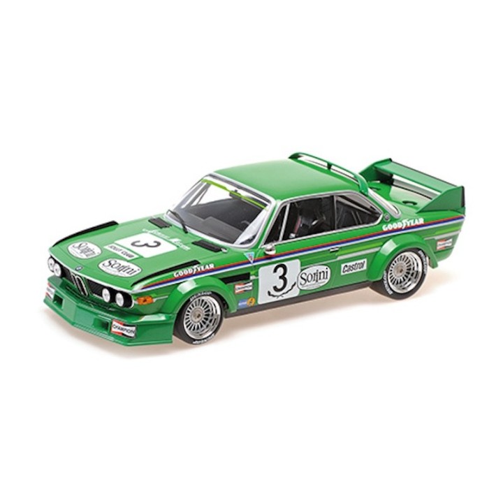 1/18 MINICHAMPS 155782503 BMW 3.0 CSL Sorini Vainqueur Brno 1978 %