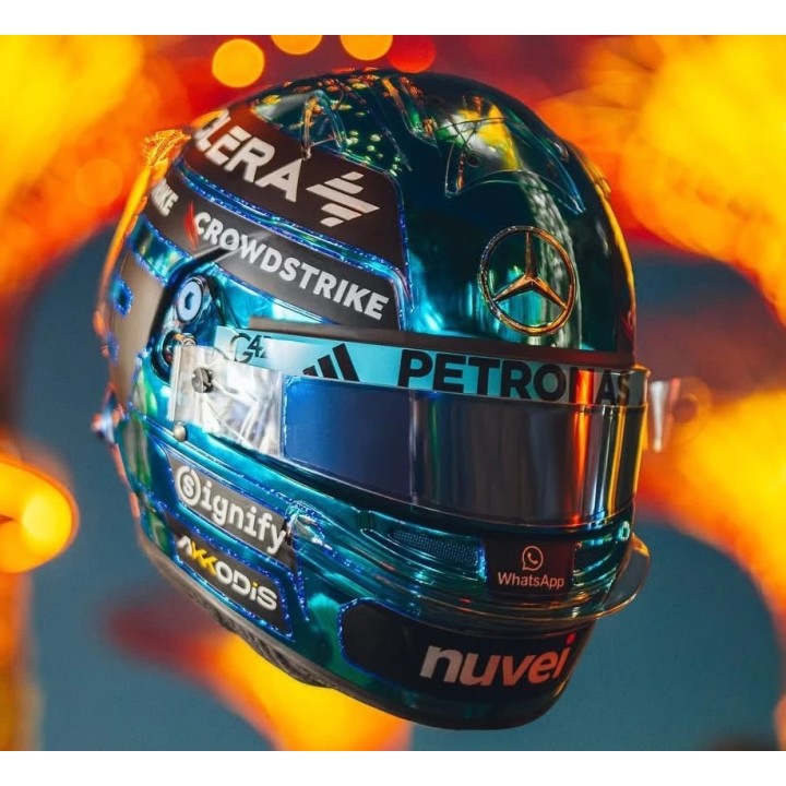 SPARK 5HF223 Casque George Russell Singapour 2025 % SPARK 5HF223 Casque George Russell Singapour 2025 %