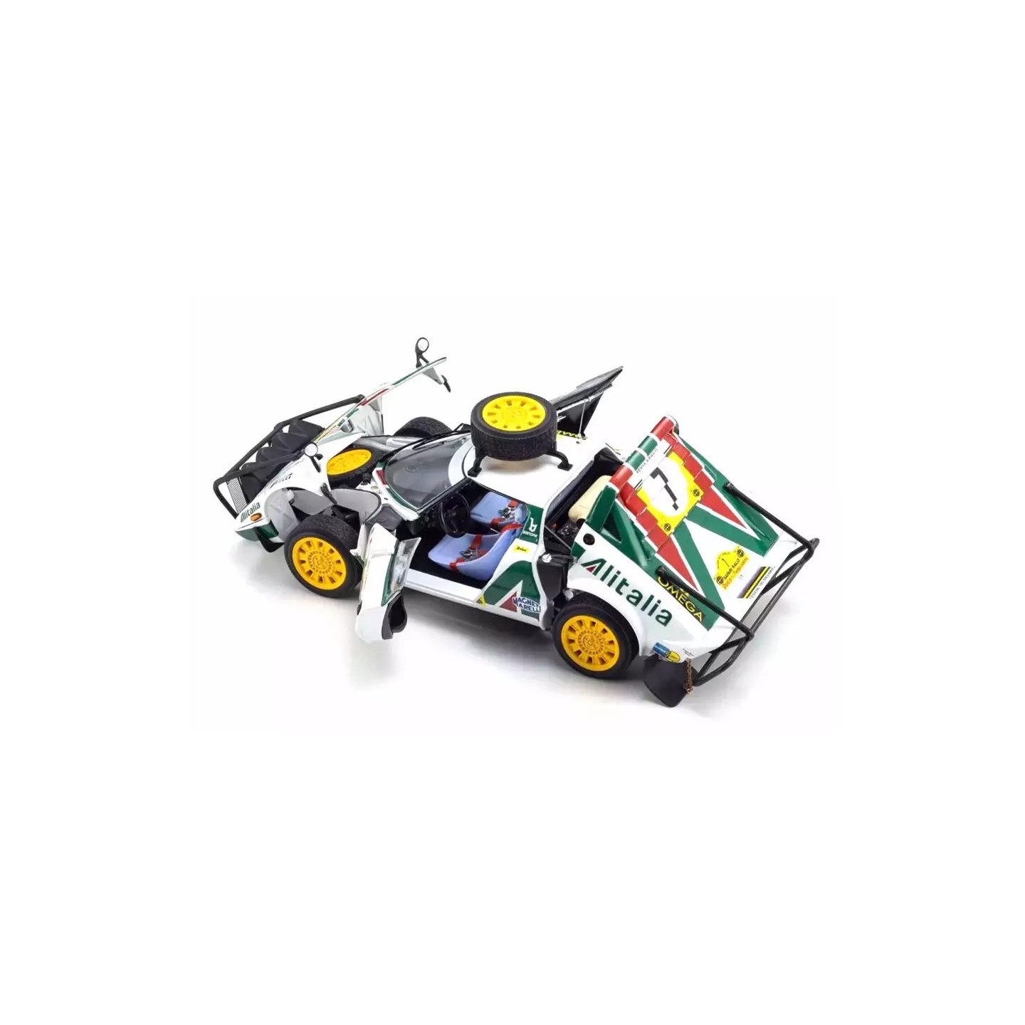 1/18 KYOSHO KS08130G Lancia Stratos HF Munari Safari 1977 %