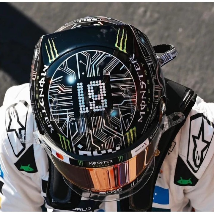 SPARK 5HF230 Casque Oscar Piastri Austin 2025 %