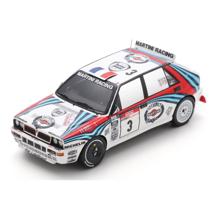 SPARK S9017 Lancia Delta HF Integrale EVO n°3 D. Auriol  Vainqueur Tour de Corse 1992 %