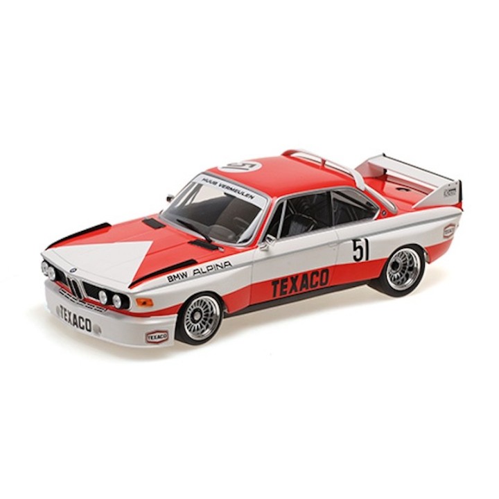 MINICHAMPS 155742651 BMW 3.0 CSL Huub Vermeulen Vainqueur Zandvoort 1974