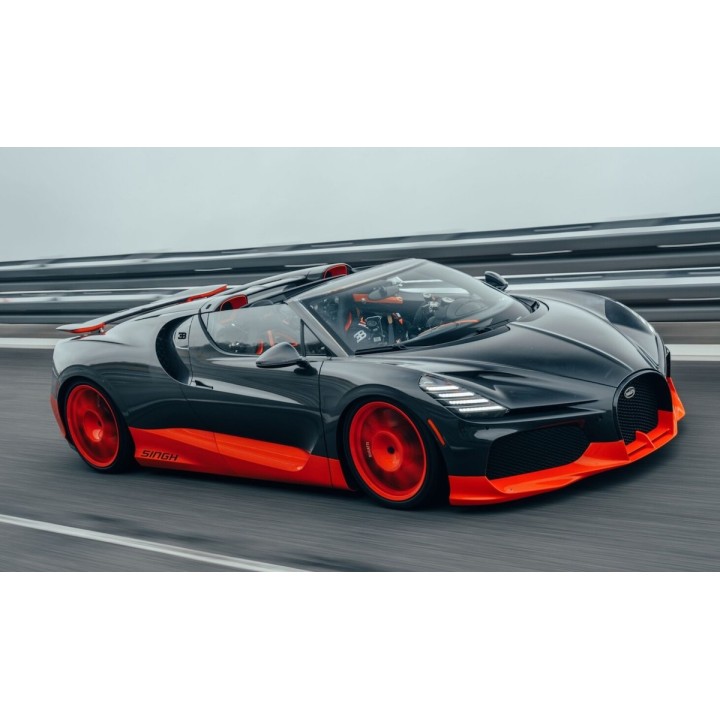 LOOKSMART LS544WR Bugatti W16 Mistral Réglages Record du Monde (453.91 km/h) %