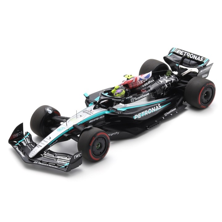 1:18 SPARK 18S999 Mercedes W15 E Hamilton Winner Silverstone 2024