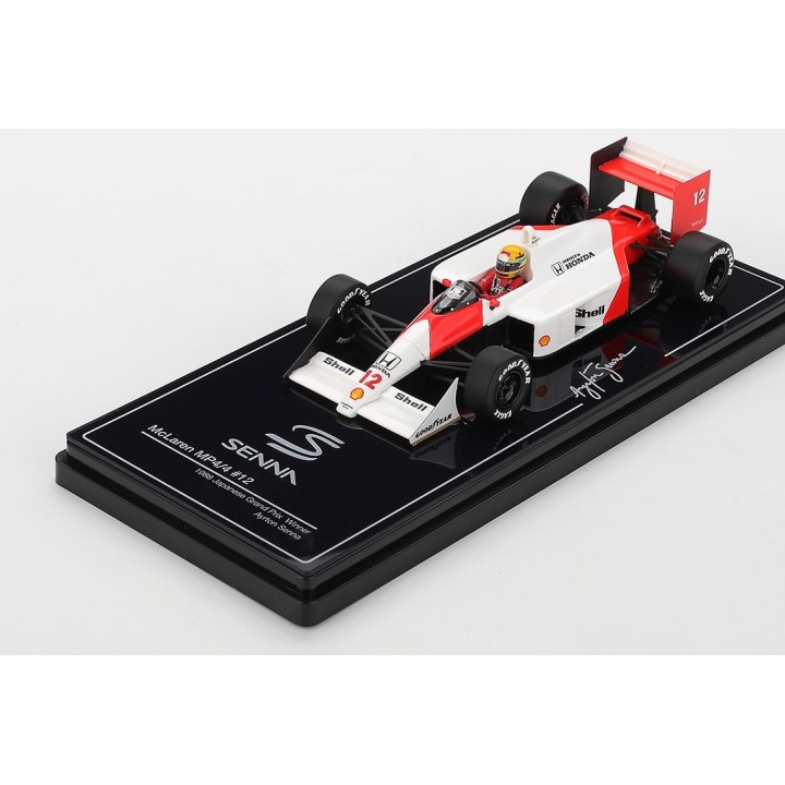 TRUESCALE TSM430893 McLaren MP4/4 n°12 Ayrton Senna Vainqueur Suzuka 1988 %